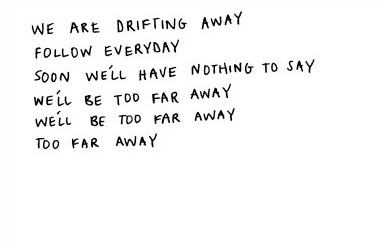 wearedriftingaway